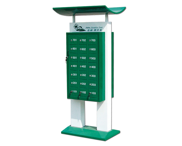 戶外雙柱集群信報(bào)箱